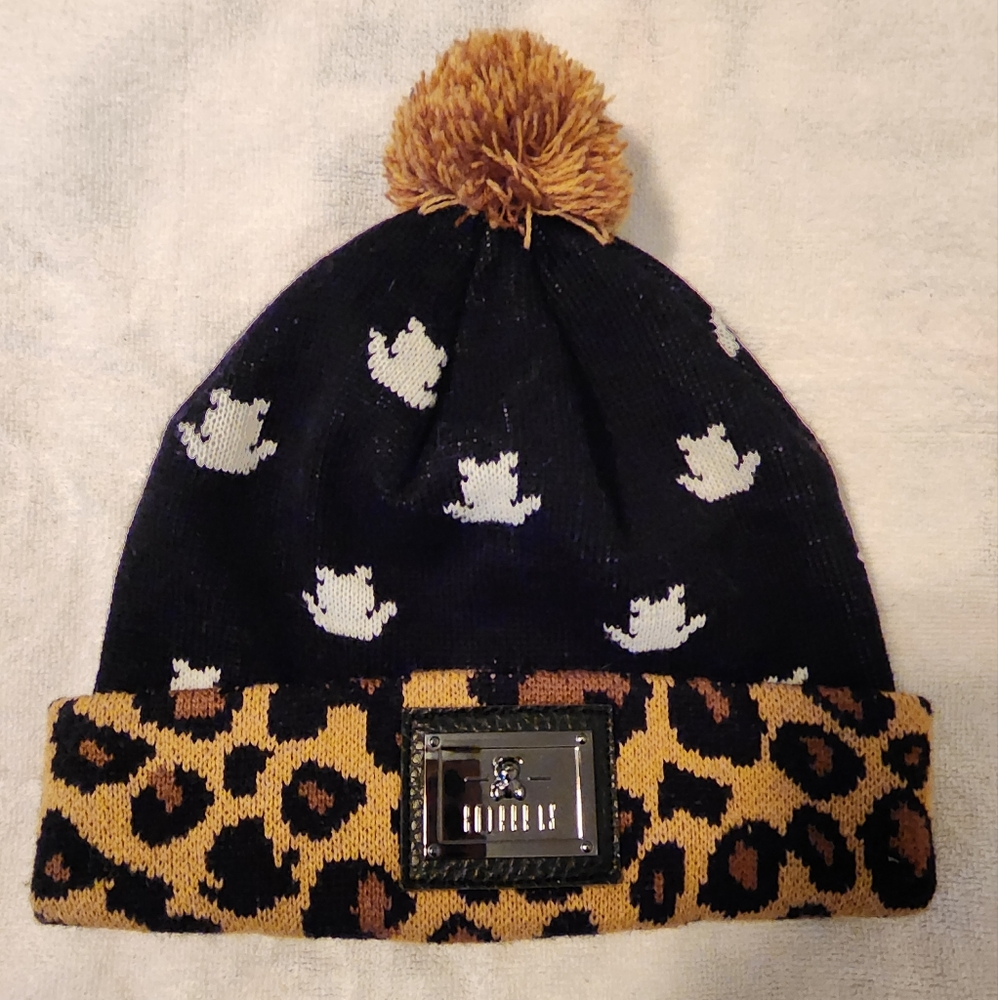 SALE - Entree Lifestyle Y2K Cheetah Print Beanie